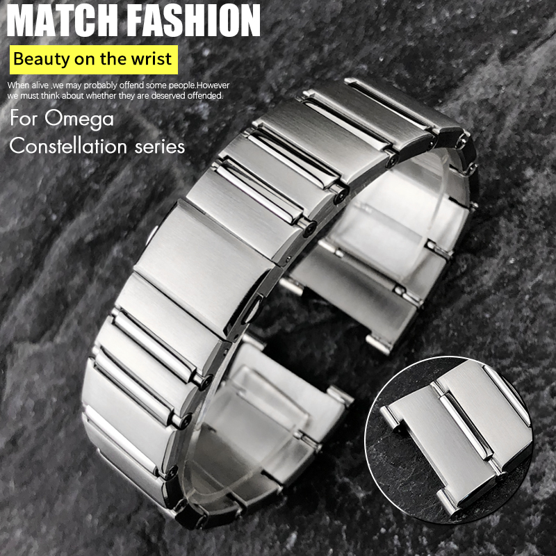 Omega Watch Constellation - 24mm 14mm 17mm Edelstahl-Uhrenarmband für Omega