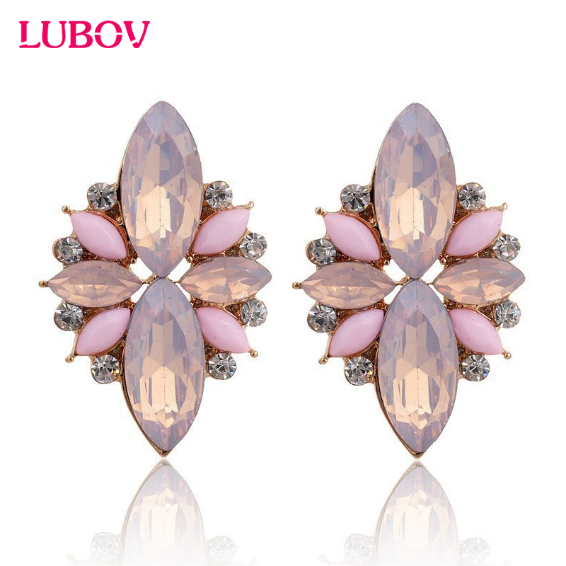 Opal Earrings Dangle - LUBOV 2018 Neue Elegante Opal Stein