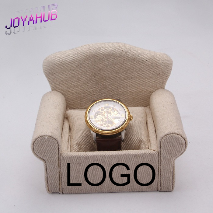 Icebox Jewelry Watches - Schmuckständer mit individuellem Logo, Eissamtfutter, Sofa-inspiriertes