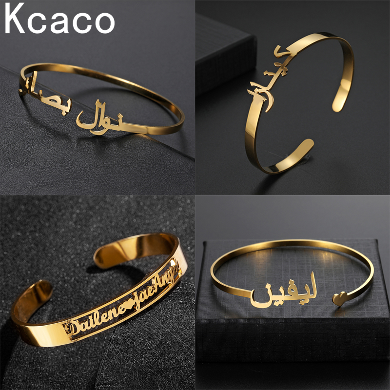 Kcaco Personalisiertes Buchsta – Cuff Bangle Bracelet Bewertung und Preis
