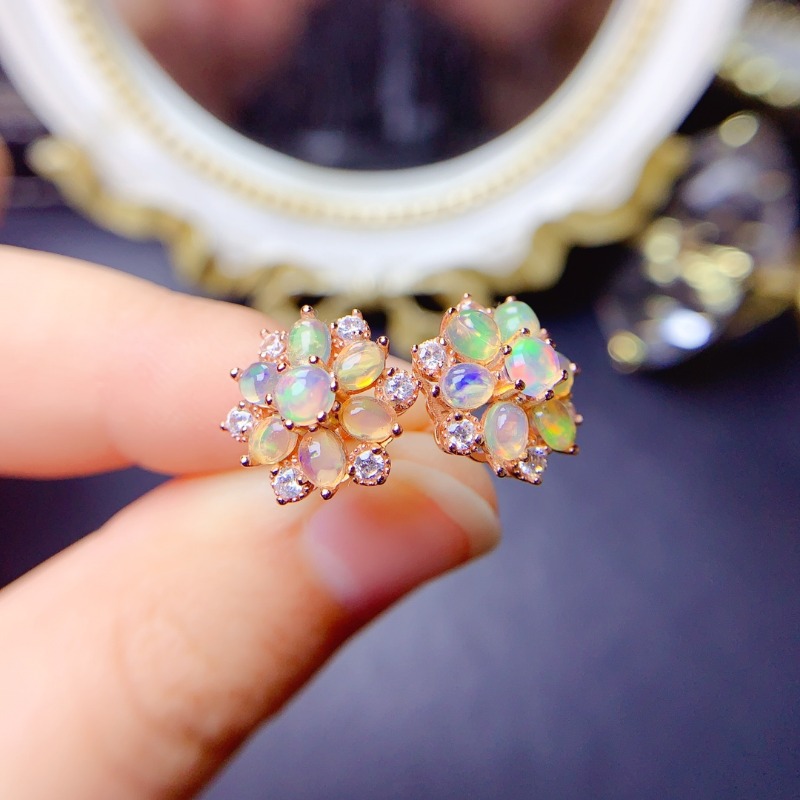 Ohrstecker aus 925er-Sterlings – Opal Earrings Dangle Bewertung und Preis