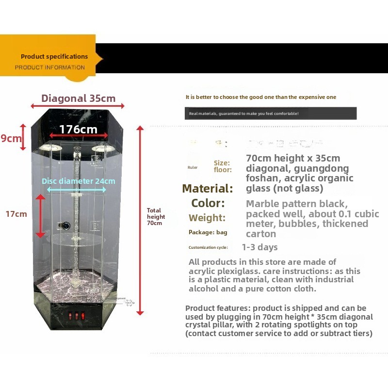 Vitrine Europäische Drehvitrin – Jewelry And Watches Exhibition Bewertung und Preis
