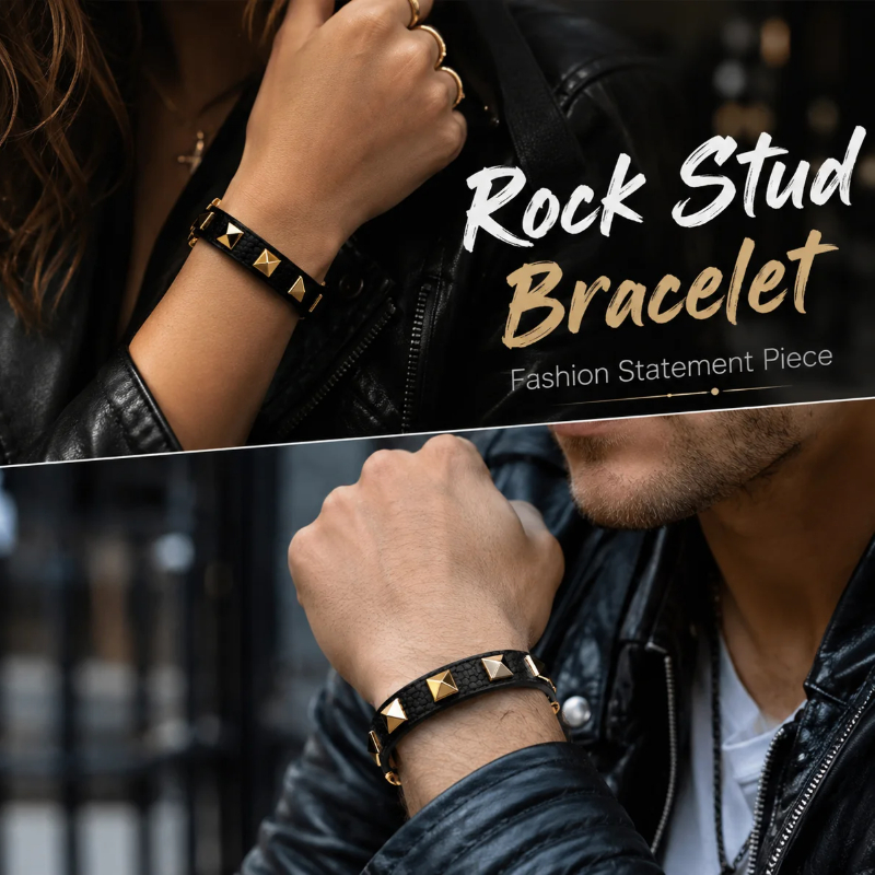 10 Farben Punk-Lederarmband fü – Cuff Bangle Bracelet Bewertung und Preis