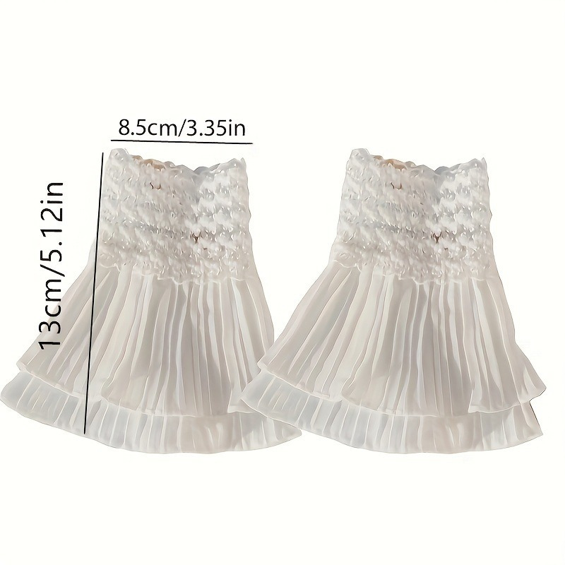 Doppelte Rüschen-Manschetten i – Cuff Bangle Bracelet Bewertung und Preis