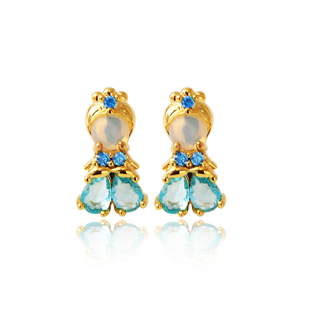 Schöne rosa Kristall Prinzessi – Opal Earrings Dangle Bewertung und Preis