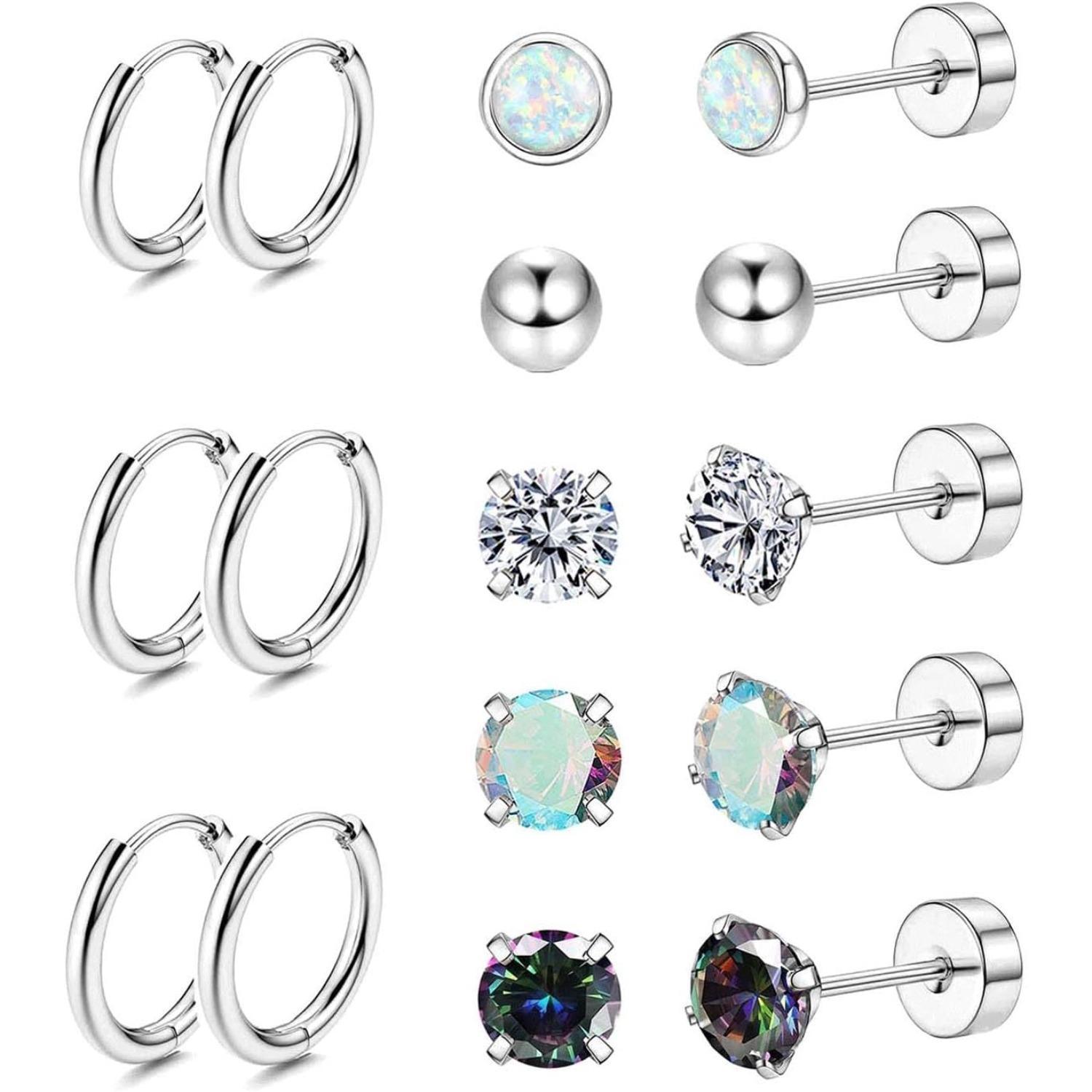 Chirurgische Stahl-Ohrringe fü – Opal Earrings Dangle Bewertung und Preis