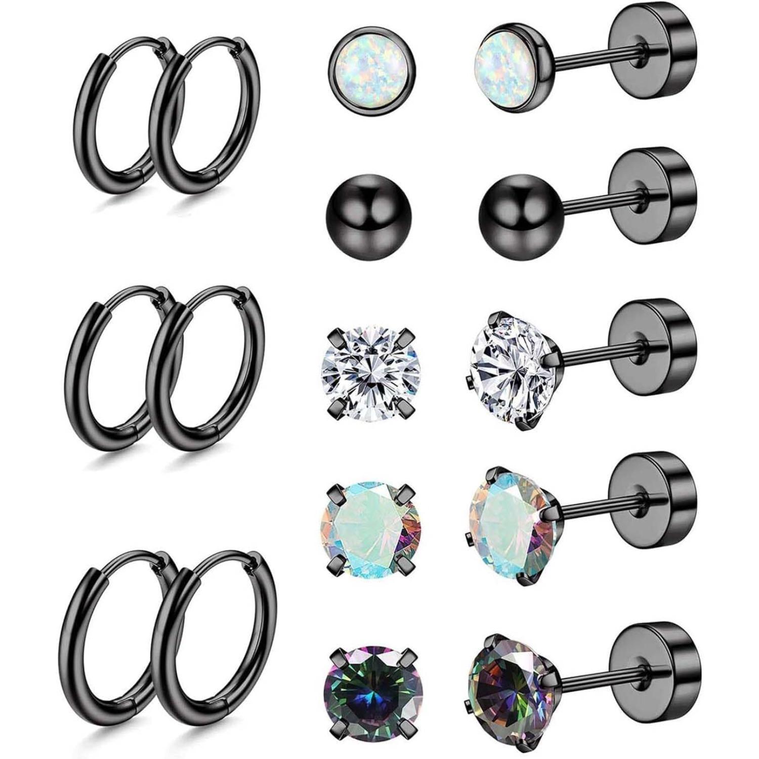 Chirurgische Stahl-Ohrringe fü – Opal Earrings Dangle Bewertung und Preis