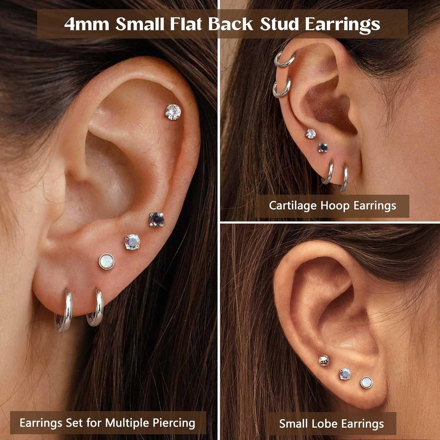 Chirurgische Stahl-Ohrringe fü – Opal Earrings Dangle Bewertung und Preis