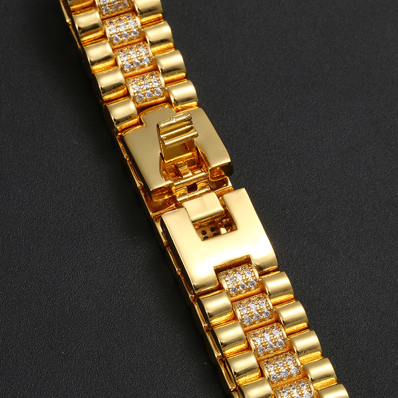 Hip Hop aaa cz Stein gepflaste – Icebox Jewelry Watches Bewertung und Preis