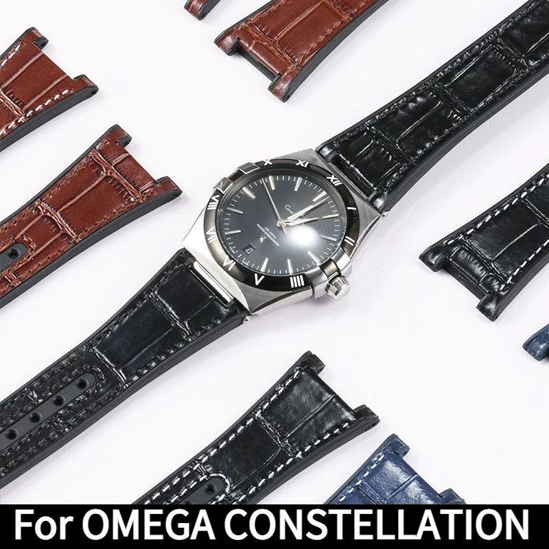 Krokodilmuster-Uhrenarmband au – Omega Watch Constellation Bewertung und Preis