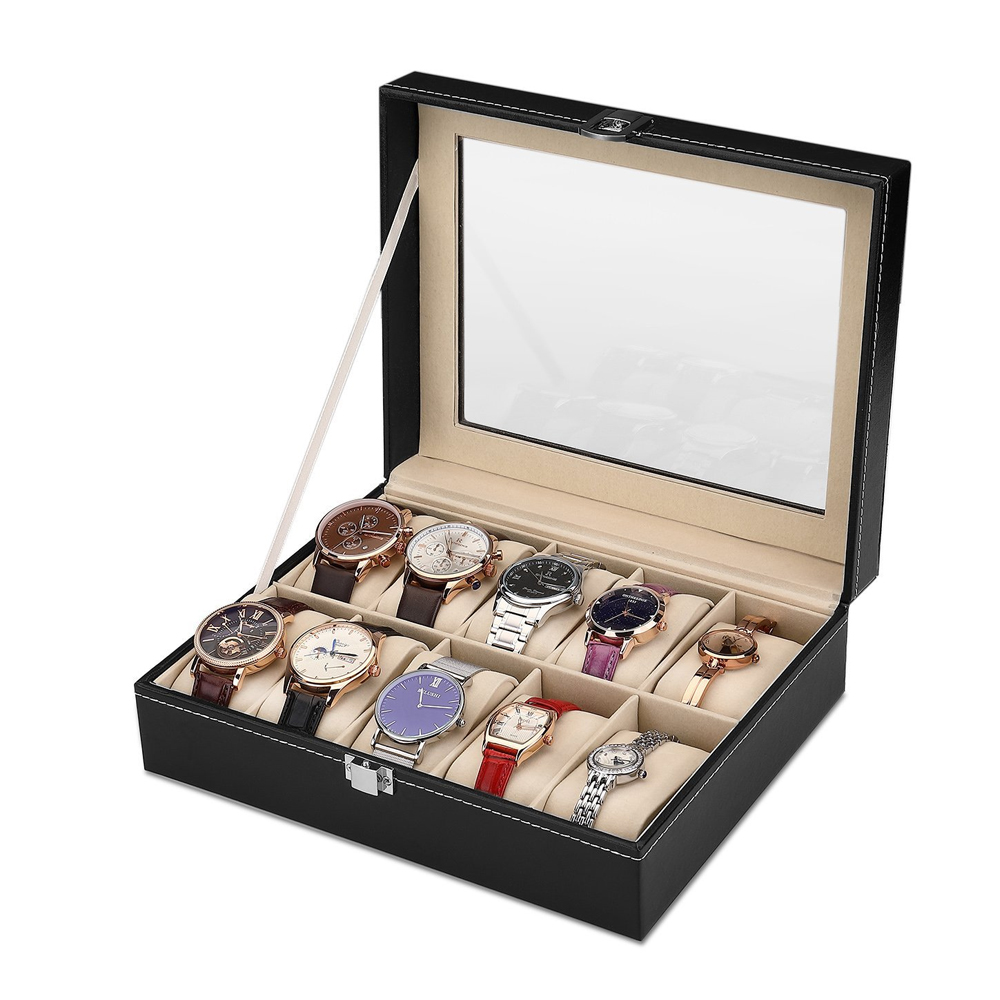 10-Bit Pu Leder grau Flanell U – Best Jewelry Watches Women Bewertung und Preis