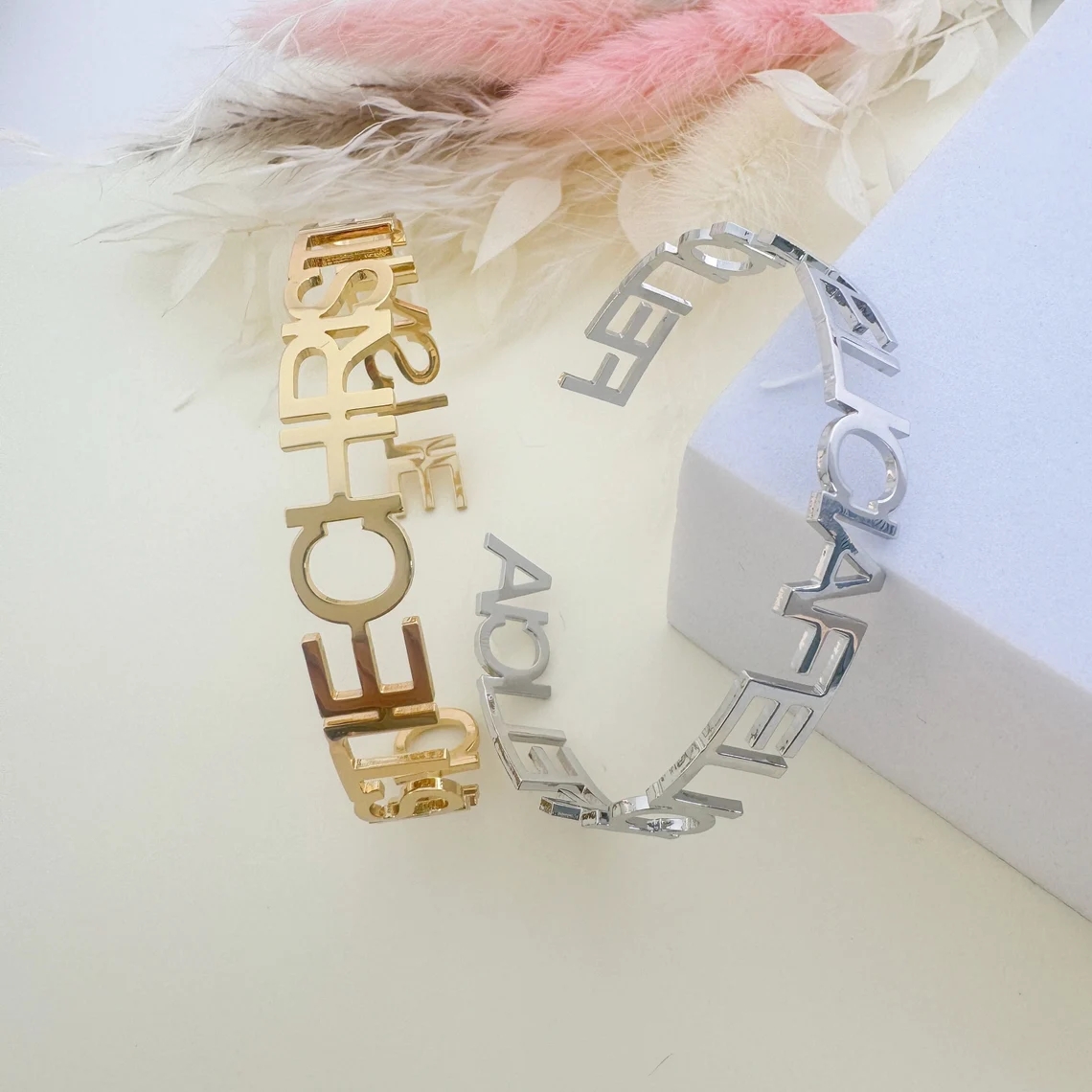 Personalisiertes individuelles – Cuff Bangle Bracelet Bewertung und Preis