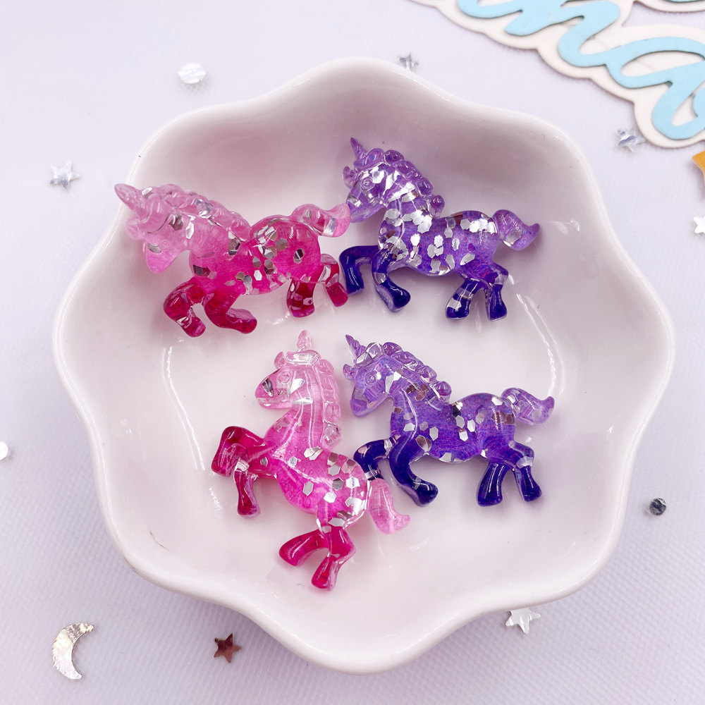 6PCS Bunte Harz Glitter 3D Ein – Paradise Jewelry & Watches Dolphin Mall Bewertung und Preis