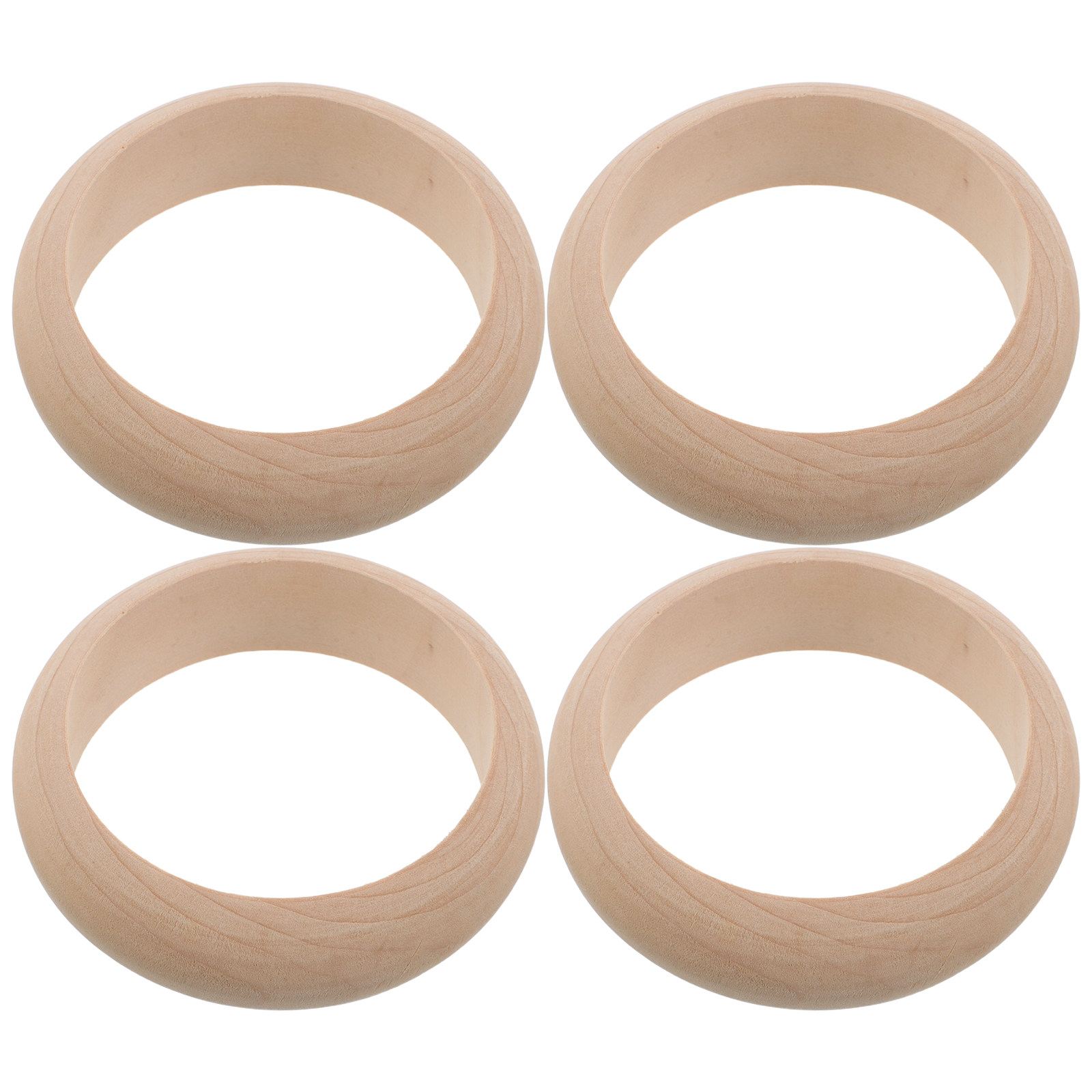 4 Stück Massivholz-Armreifrohl – Cuff Bangle Bracelet Bewertung und Preis