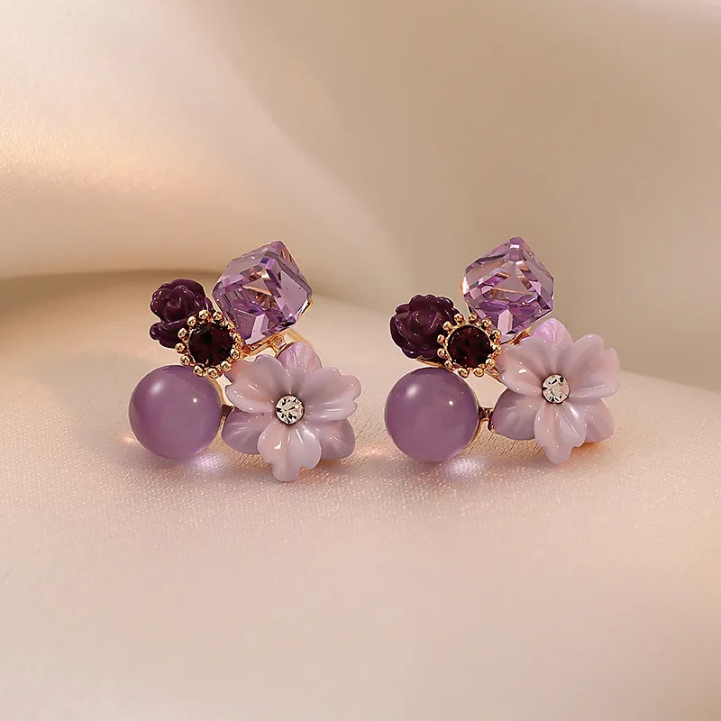 Neuer Trend lila Zirkon Krista – Opal Earrings Dangle Bewertung und Preis