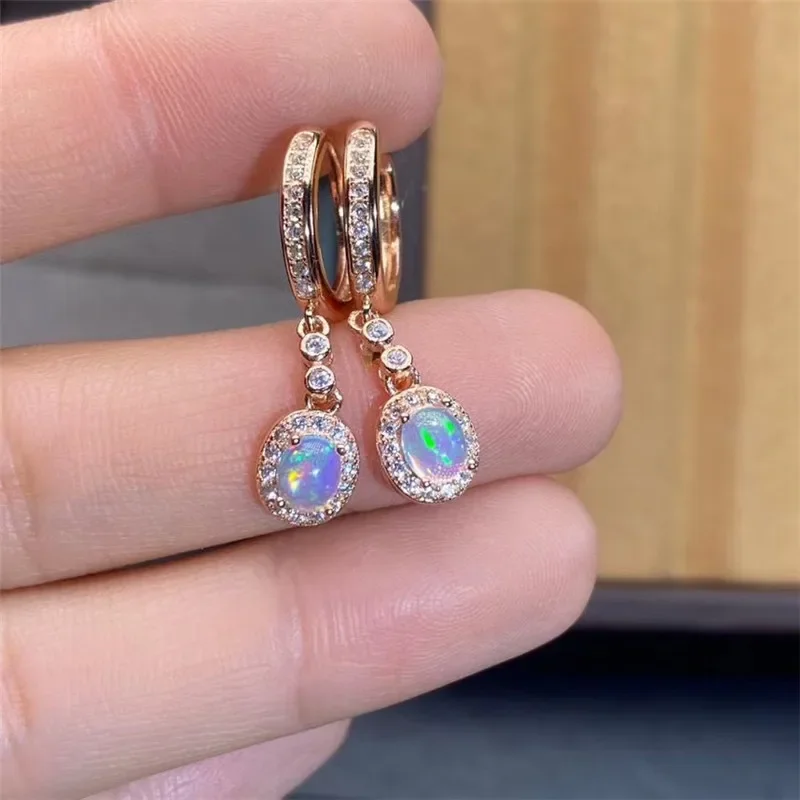 Neue natürliche Opal-Ohrringe  – Opal Earrings Dangle Bewertung und Preis