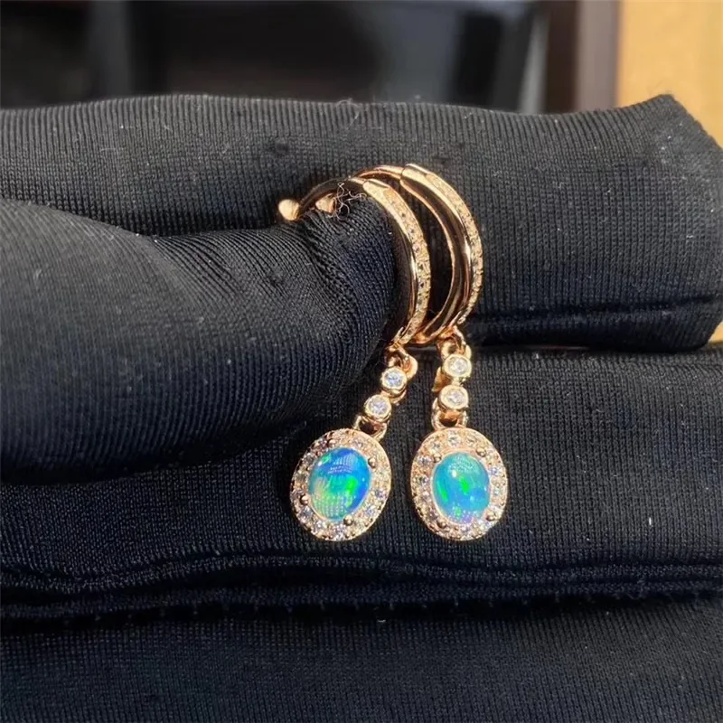 Neue natürliche Opal-Ohrringe  – Opal Earrings Dangle Bewertung und Preis
