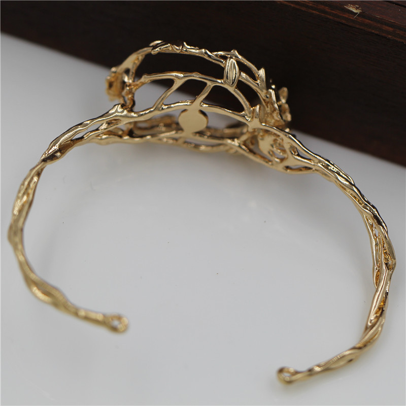 5 Stück Blumen-Blatt-Ranken-Ar – Cuff Bangle Bracelet Bewertung und Preis