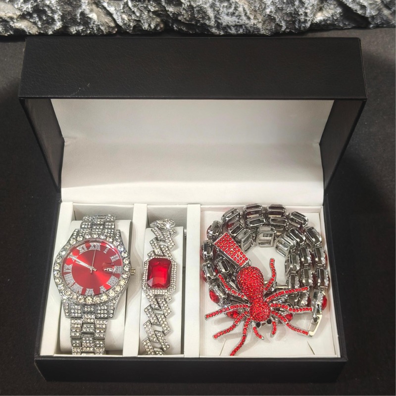 Hip-Hop-Schmuckset für Herren  – Icebox Jewelry Watches Bewertung und Preis
