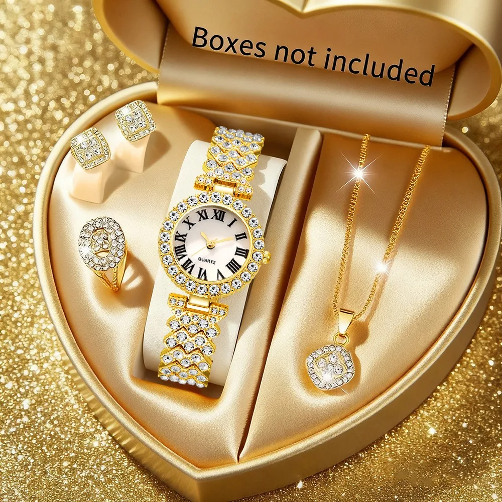 2026 5-teiliges Elegantes Stra – Jewelry Box Watches Bracelets Bewertung und Preis